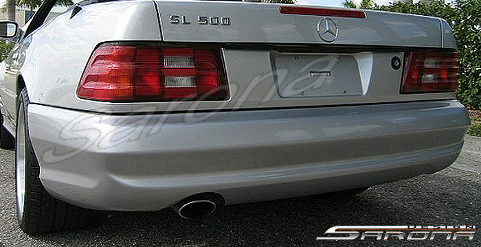 Custom Mercedes SL  Convertible Rear Bumper (1990 - 2002) - $590.00 (Part #MB-041-RB)